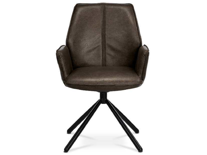 Blagovaonska stolica Hamea-398-BR3 (tamno smeđa + crna)