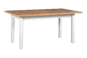 Blagovaonski stol Mitchell 2 XL (Hrast wotan + Bijela) (za 6 do 8 osoba)