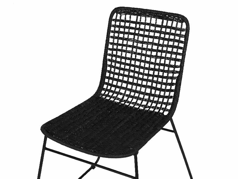 Set blagovaonskih stolica 2 kom. Burito (crna)