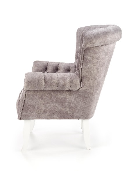 Fotelja Ilatio (siva + bijela)