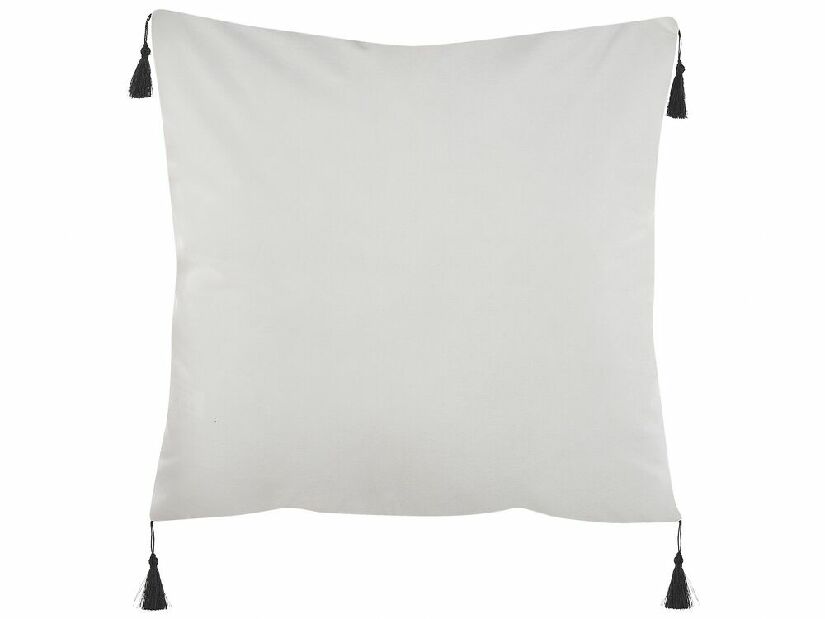 Set 2 ukrasna jastuka 45 x 45 cm Schel (bijela)