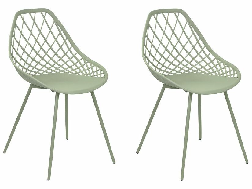 Set blagovaonskih stolica (2 kom.) Canza (zelena)