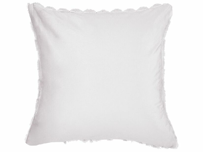 Set 2 ukrasna jastuka 43 x 43 cm Pur (bijela)