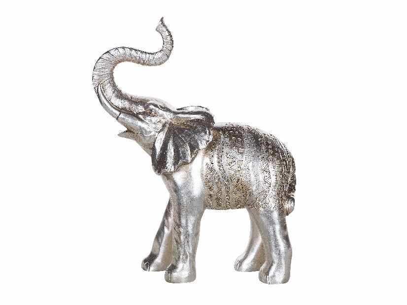 Dekorativna figurica slon TUREN (srebrna)