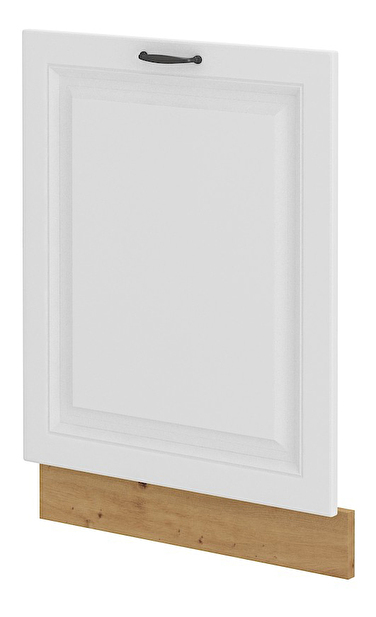 Vrata za ugrađenu perilicu posuđa Sheila ZM 570 x 446 (hrast artisan + bijela )