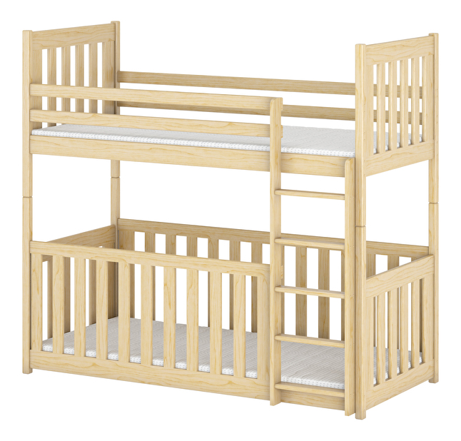 Dječji krevet 80 x 180 cm Cristine (s podnicom i prostorom za odlaganje) (borovina)