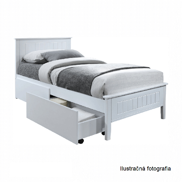 Jednostruki krevet 90 cm Minea (bijela)