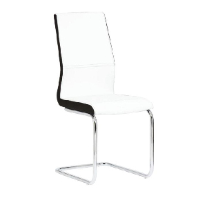 Blagovaonska stolica Nacton (bijela + crna) 