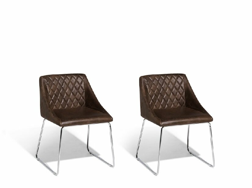 Set blagovaonskih stolica 2 kom. Aricata (smeđa)