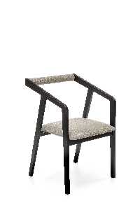 Blagovaonska stolica Aspull (crna + sivo-smeđa)