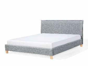 Bračni krevet 180 cm SANCHEZ (s podnicom) (siva)