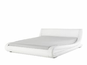 Bračni krevet 180 cm AVENUE (s podnicom) (bijela)