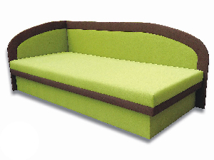 Jednostruki krevet (kauč) 80 cm Melvin (Devon 001 zelena + Devon 009 smeđa) (L)