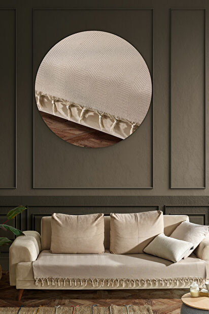 Prekrivač za sofu 115 x 200 cm Ashaya (bež)