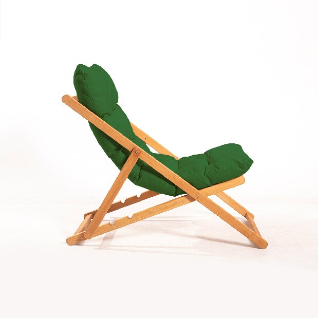 Vrtna stolica Myla (zelena + prirodna)