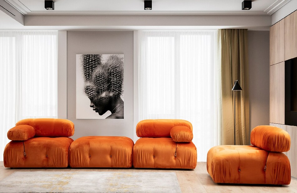 Fotelja Bubel (narančasta)