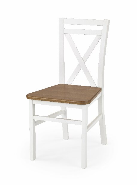 Blagovaonska stolica Delmar 2 (bijela + joha) 