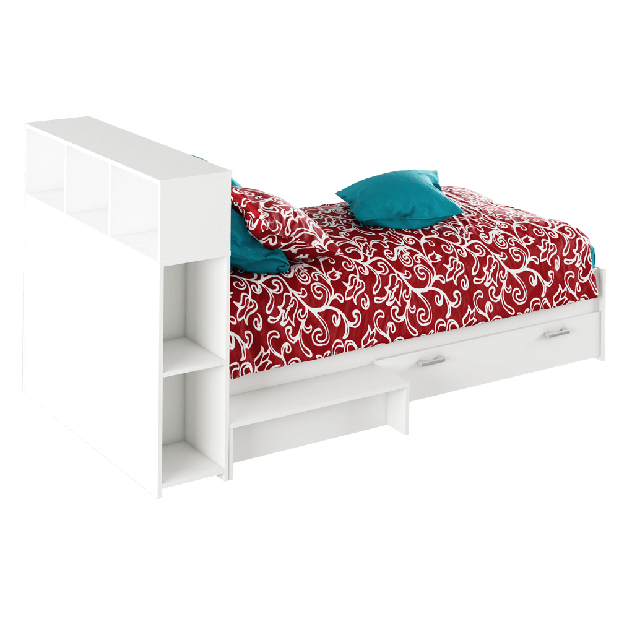 Jednostruki krevet 90 cm Adrana (bijela)