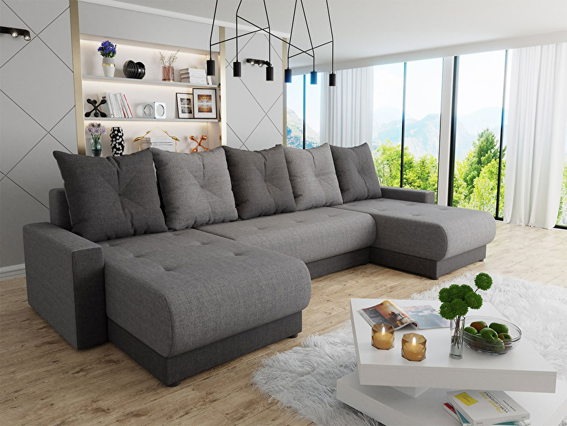 Sofa na razvlačenje s prostorom za odlaganje U (Lux 06 + Lux 05)