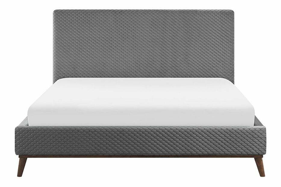 Bračni krevet 180 cm BARON (s podnicom) (siva)