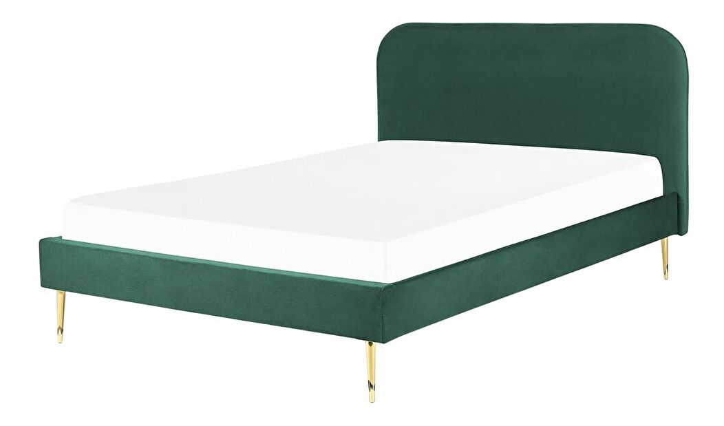 Bračni krevet 160 cm Faris (zelena) (s podnicom)