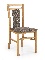 Blagovaonska stolica Harden 8 joha (joha + sivo-smeđa)