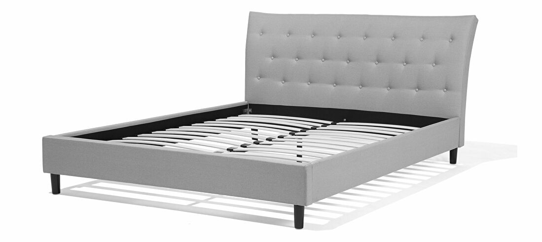 Bračni krevet 140 cm SANTORI (s podnicom) (siva)
