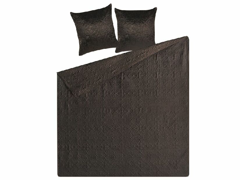 Set prekrivač za krevet + 2 jastuka 200 x 220 cm Rockdale (smeđa) 