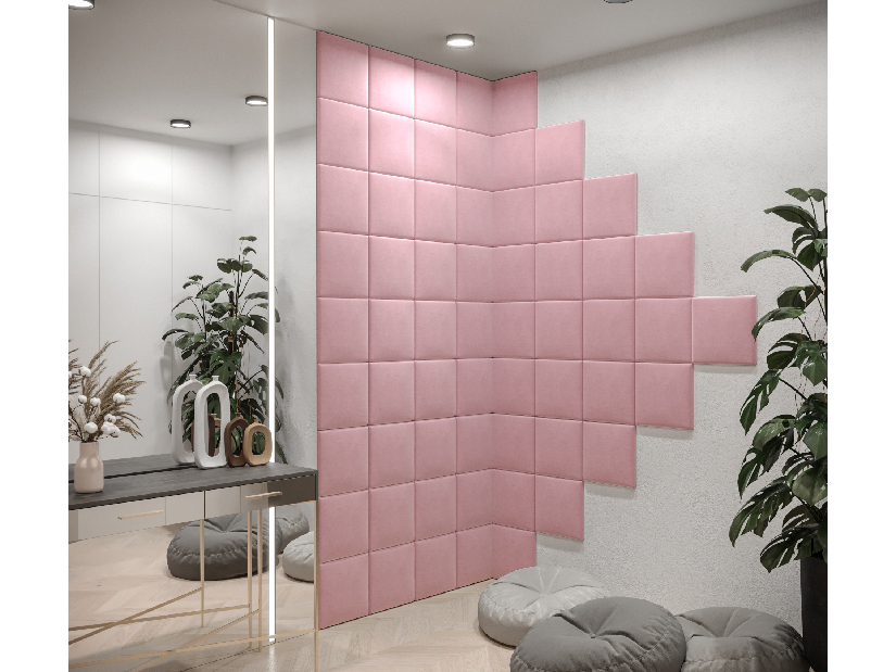 Tapeciran panel Cubic 30x30 cm (ružičasta)