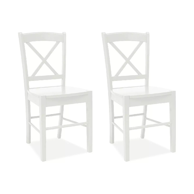 Blagovaonska stolica (2 kom.) Dabih (bijela) *rasprodaja