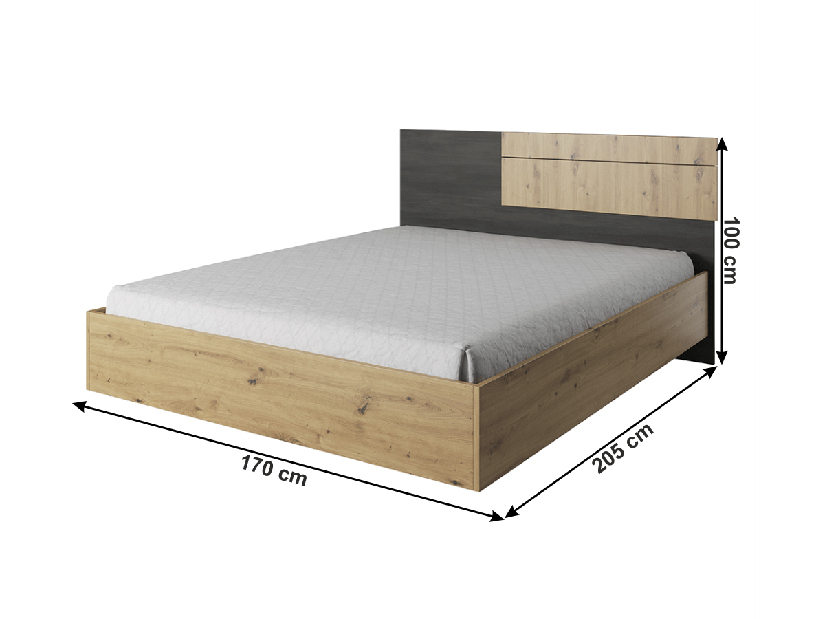 Bračni krevet 160 cm Barffy Prijenosni kapacitet: