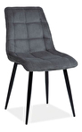 Blagovaonska stolica Charlie (siva + crna)