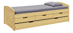 Jednostruki krevet 90x200 cm Marcy (smeđa)