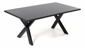 Blagovaonski stol Lupla (za 8 osoba) (crna)