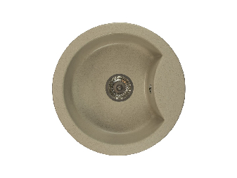 Kuhinjski sudoper Mellusa (bež) (sa 2 otvora za bateriju)