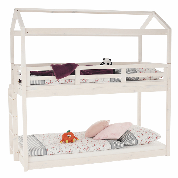 Dječji krevet na kat 90 cm Zerlo (s podnicama)