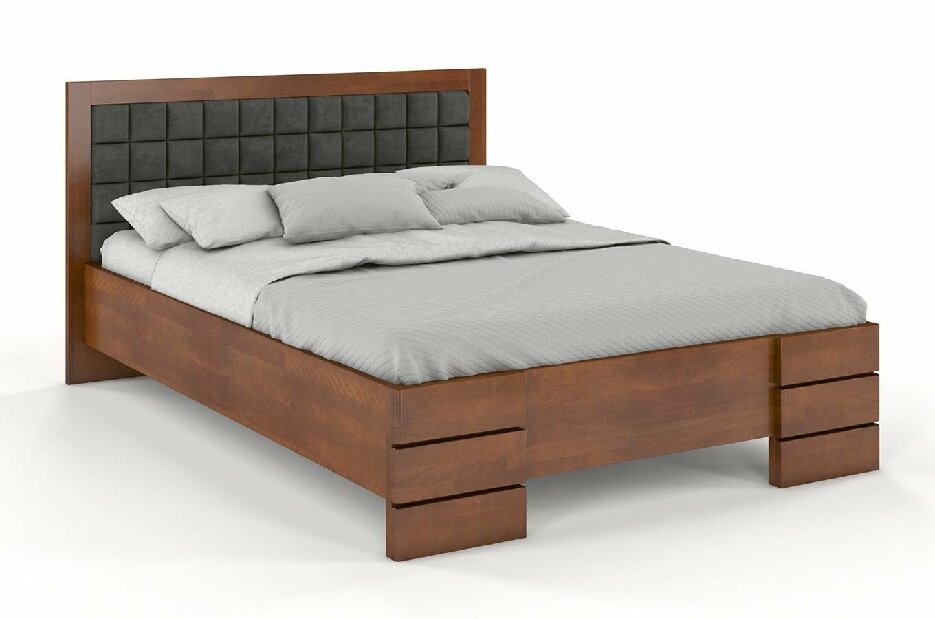 Bračni krevet 160 cm Storhamar High (bukva)