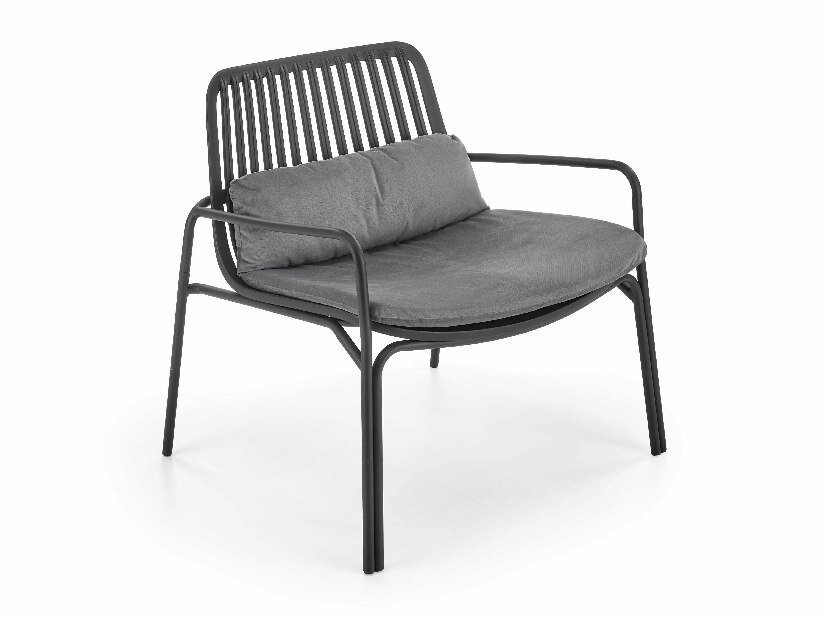 Fotelja Marita (crna + siva)