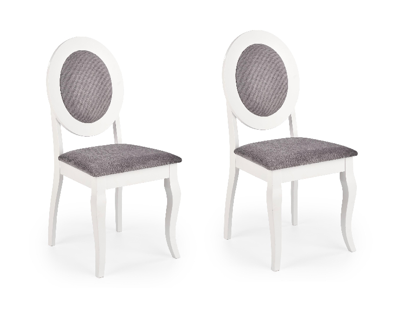 Blagovaonska stolica (2 kom.) Bentlix (siva + bijela) *rasprodaja