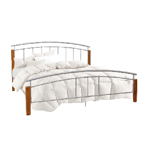 Bračni krevet 160 cm Malbrua (S podnicom) 