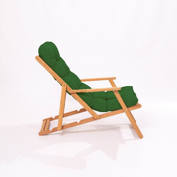 Vrtni set stol i stolice (3 komada) Minnie (zelena + prirodna)