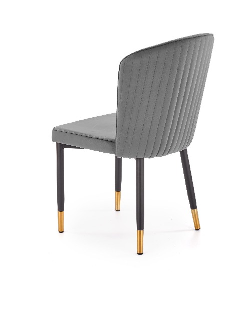 Blagovaonska stolica Krakury (tamno siva + crna + zlatna)