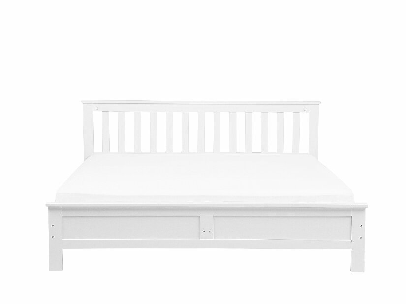 Bračni krevet 180 cm MAYA (s podnicom) (bijela)