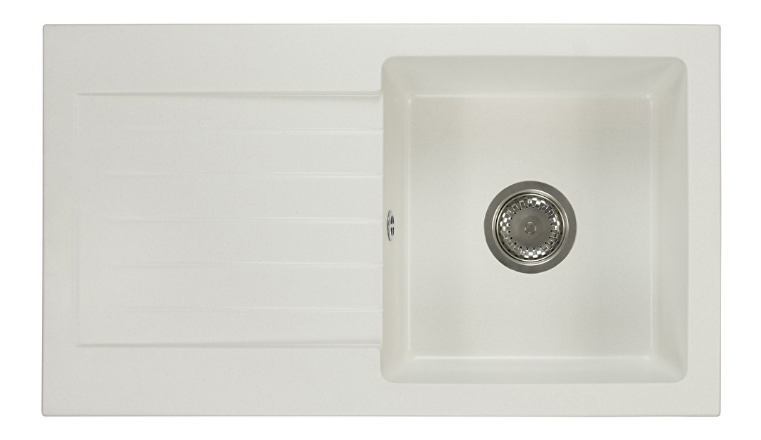 Kuhinjski sudoper Lemmion (bijela) (s 1 otvorom za bateriju) (L)