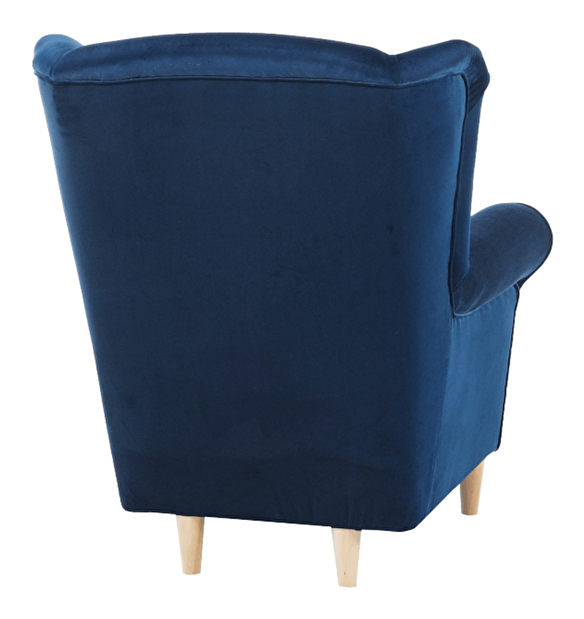 Fotelja s tabureom Aevo (plava)