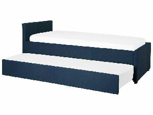 Krevet na razvlačenje 90 cm MERMAID (s podnicom) (plava)