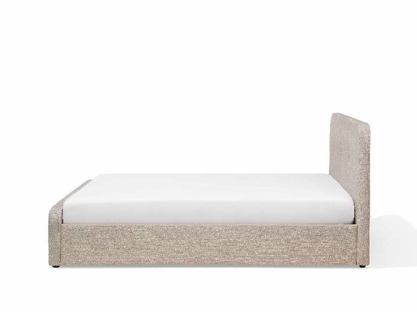 Bračni krevet 180 cm ROME (s podnicom i prostorom za odlaganje) (bež)