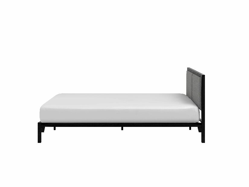 Bračni krevet 180 cm CAMAR (s podnicom) (crna)