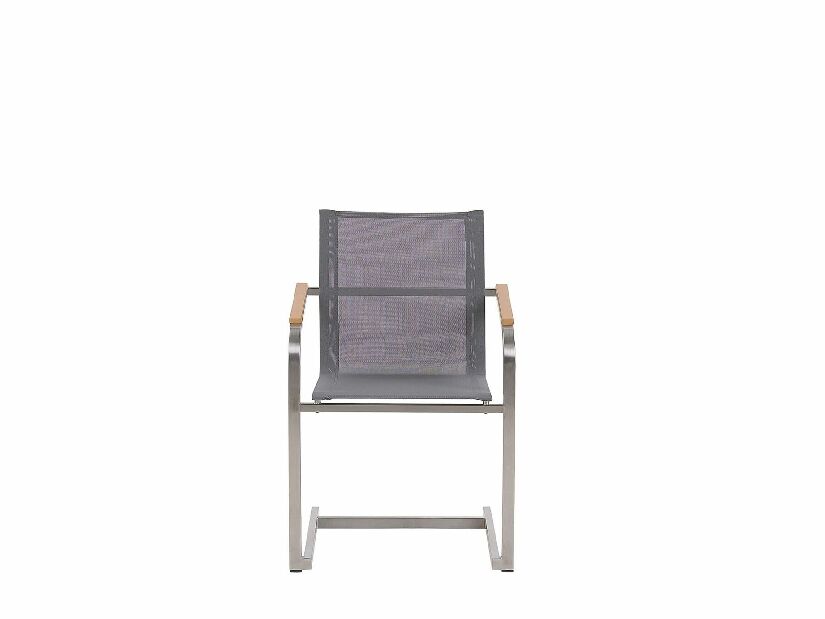 Vrtni set GROSSO/COLSO (mramor) (laminat HPL) (sive stolice) (za 6 osoba)