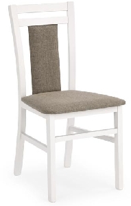 Blagovaonska stolica Harden 8 bijela (bijela + smeđa)